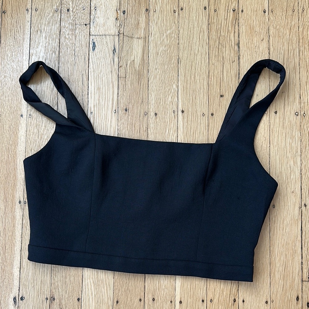 Black Kookai crop top
